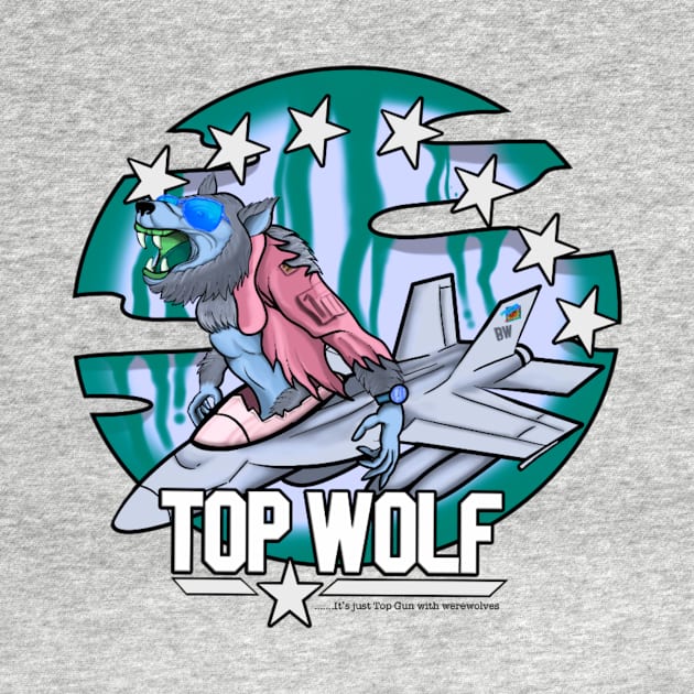 Top Wolf - Toxic Waste Blue by Binge-Watchers Podcast